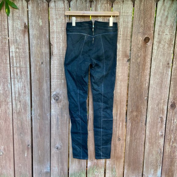 Guess Jeans Black Yoga Denim Leggings size 27. - Picture 2 of 5